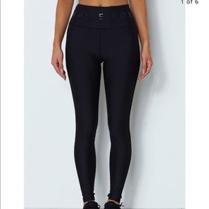 White Fox Scarlett Mesh Leggings Midnight